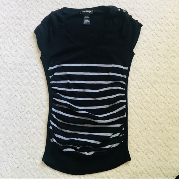 Love Always Striped Knit Tee - Picture 1 of 8